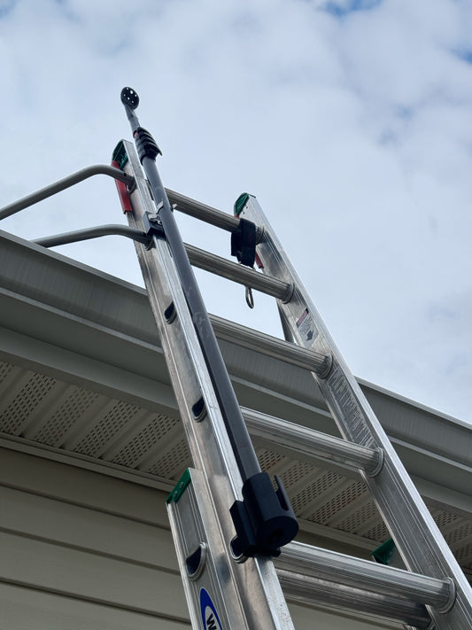 Pole Perch™: The Ultimate Gutter Cleaning Tool Ladder Mount System